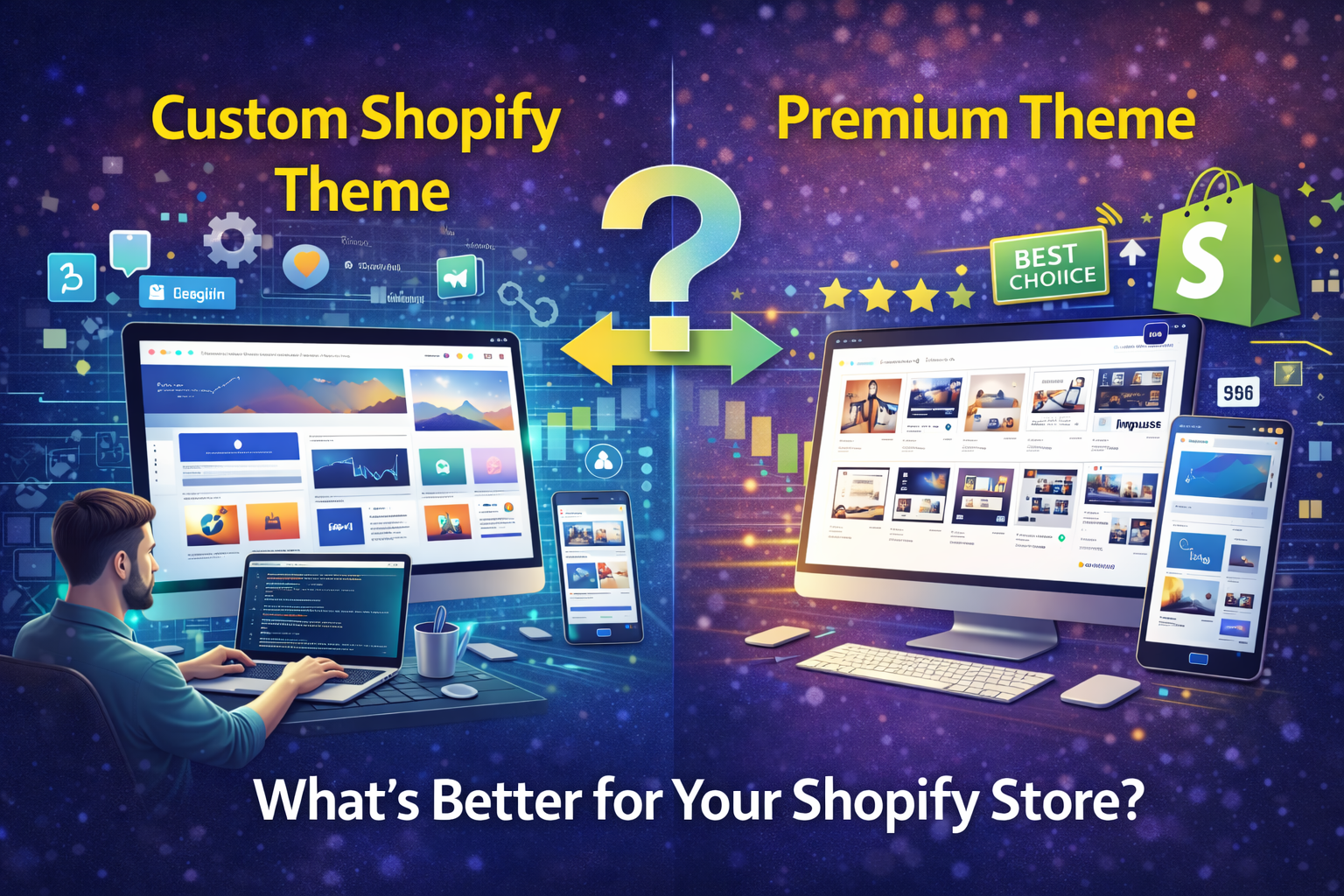 Custom Shopify Theme vs Premium Theme