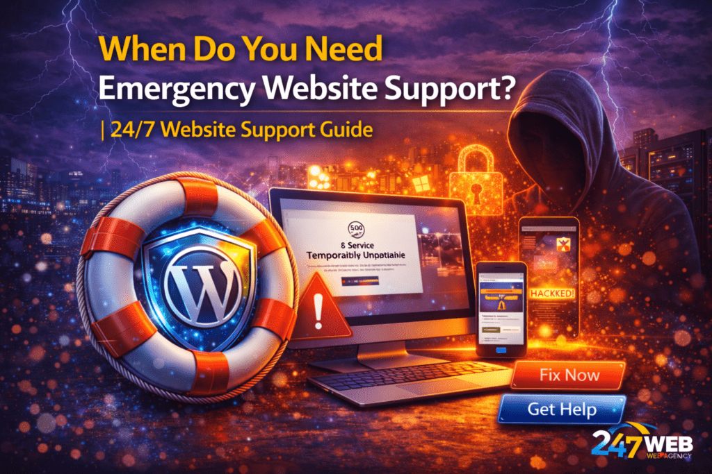 Emergency Website Support
