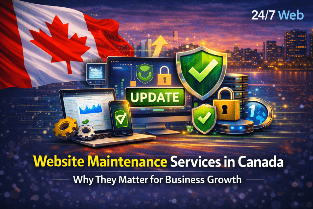 professional website maintenance services in Canada