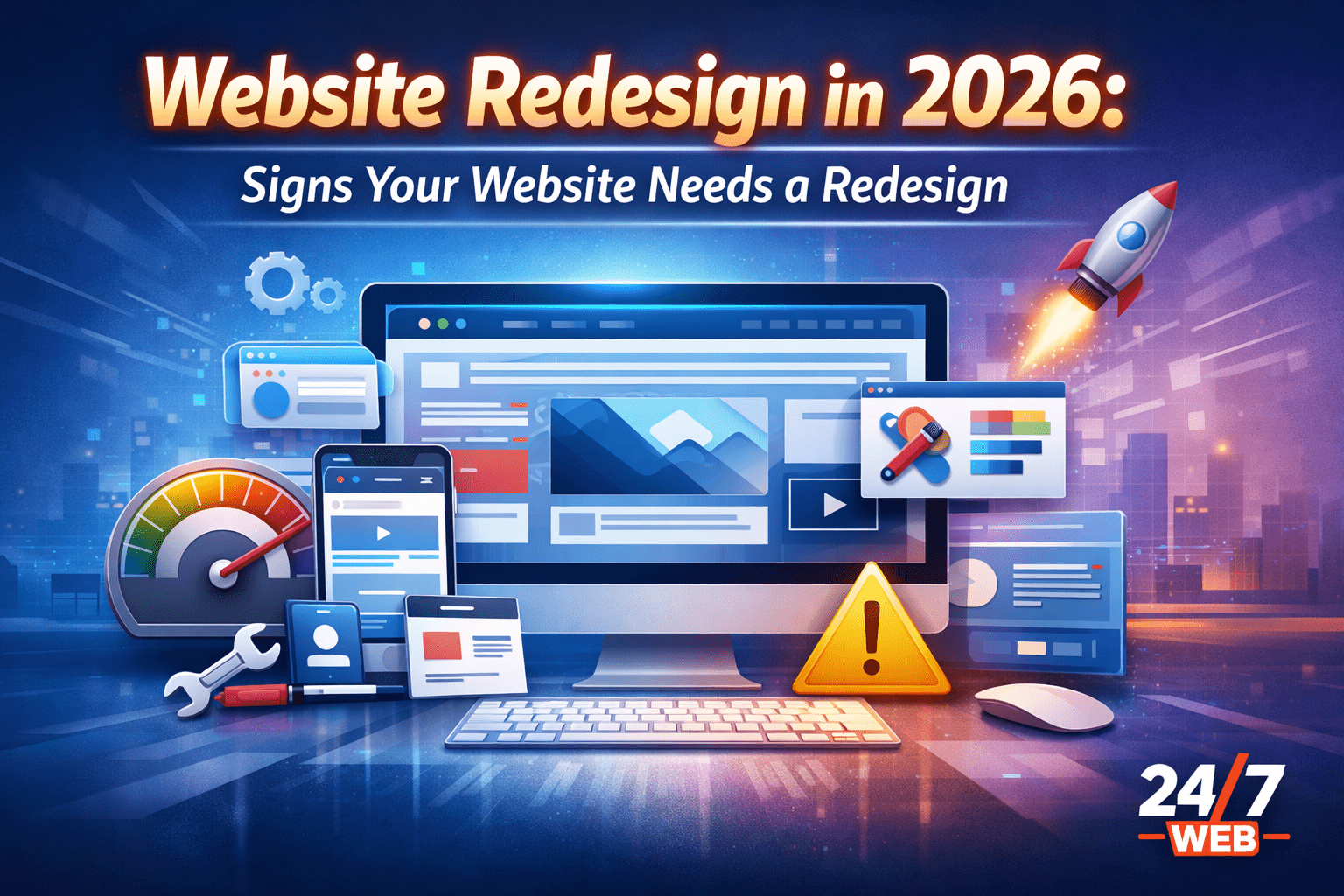 Website Redesign in 2026 modern responsive website design layout