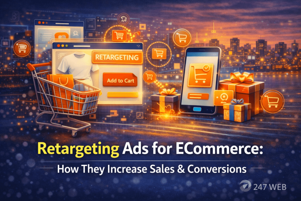 Retargeting ads for eCommerce strategy dashboard