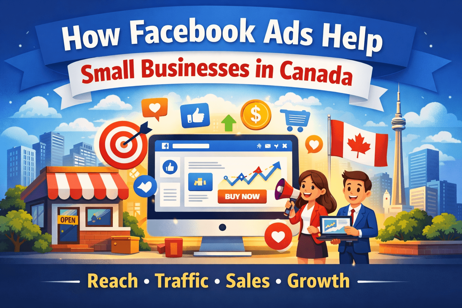 How Facebook Ads Help Small Businesses in Canada grow faster