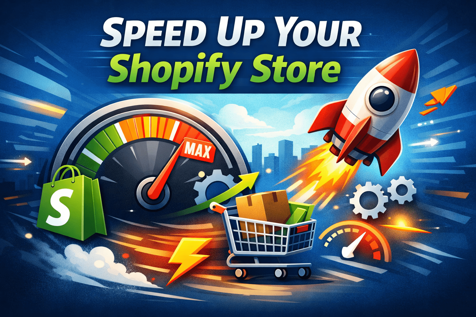 speed up Shopify store infographic